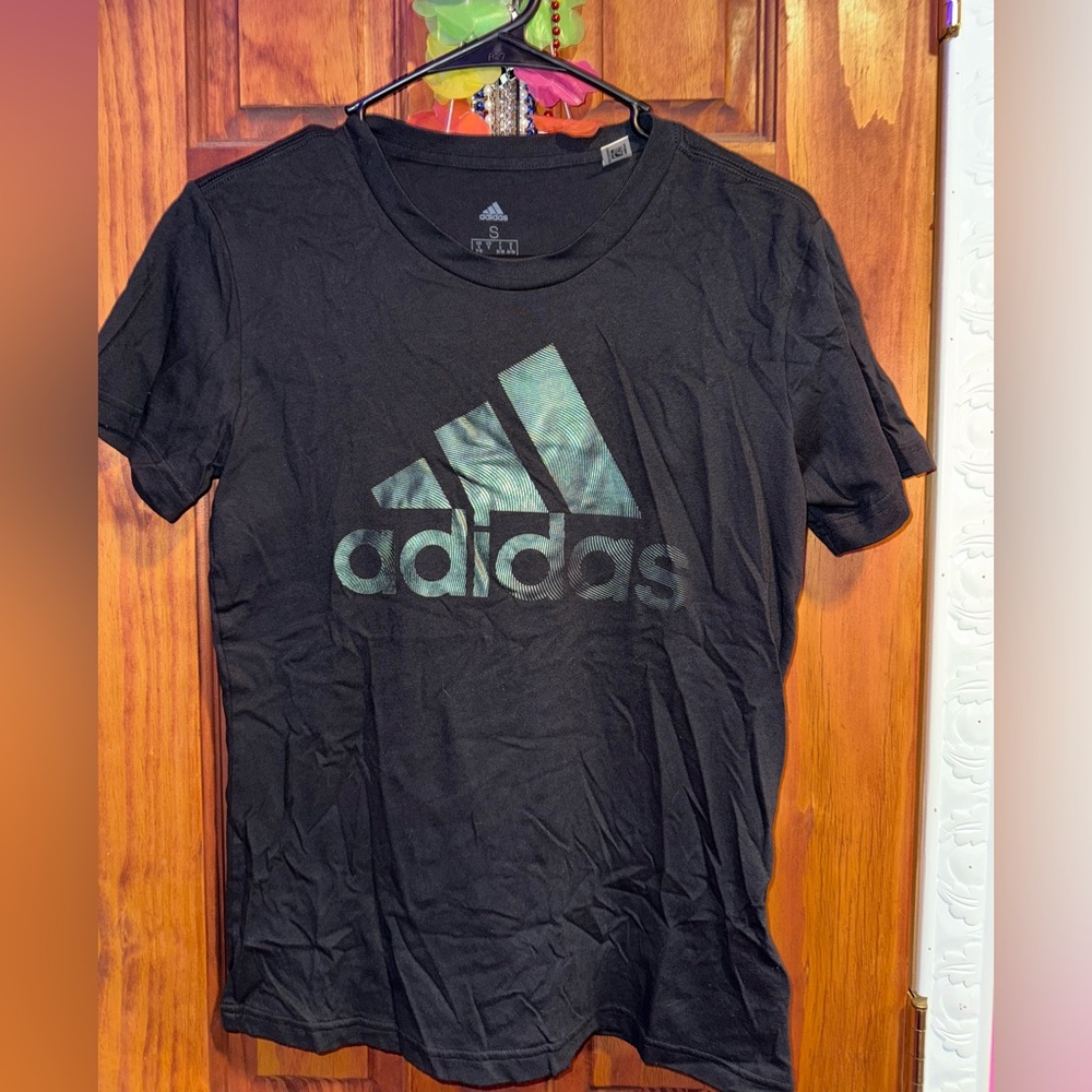 Adidas Black Tee with Logo